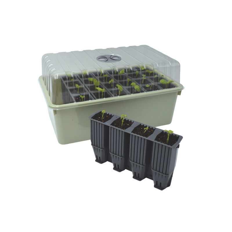 28 Cell Deep Root Seed Success Kit, Deep Cell Propagator for Long Rooted Plants