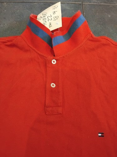 Tommy Hilfiger slim fit polo shirt Clothing red Vintage Designer