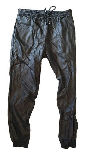Faux Leather affect Leggings Trousers Women 28 Inch Waist Retro New Ex Display