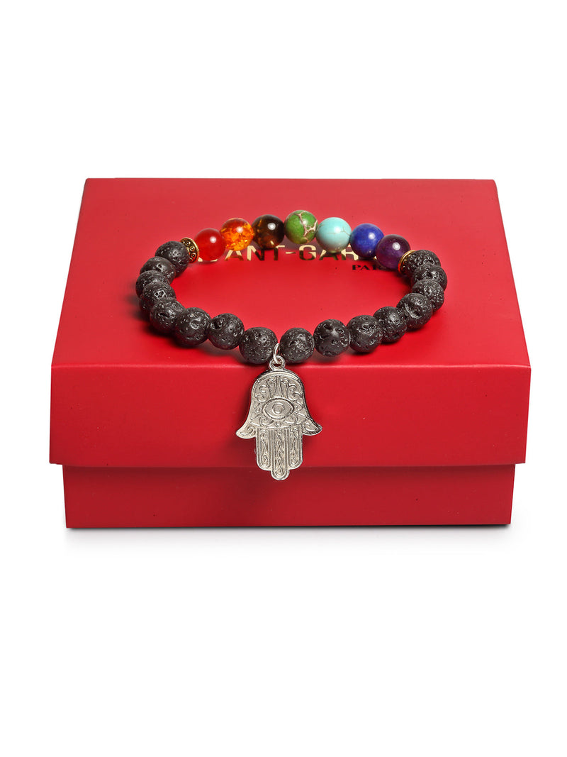 8MM A+ Grade Natural Authentic Stones 7 Chakra Oil Diffuser Bracelet for Yoga Meditation Balancing Reiki Healing