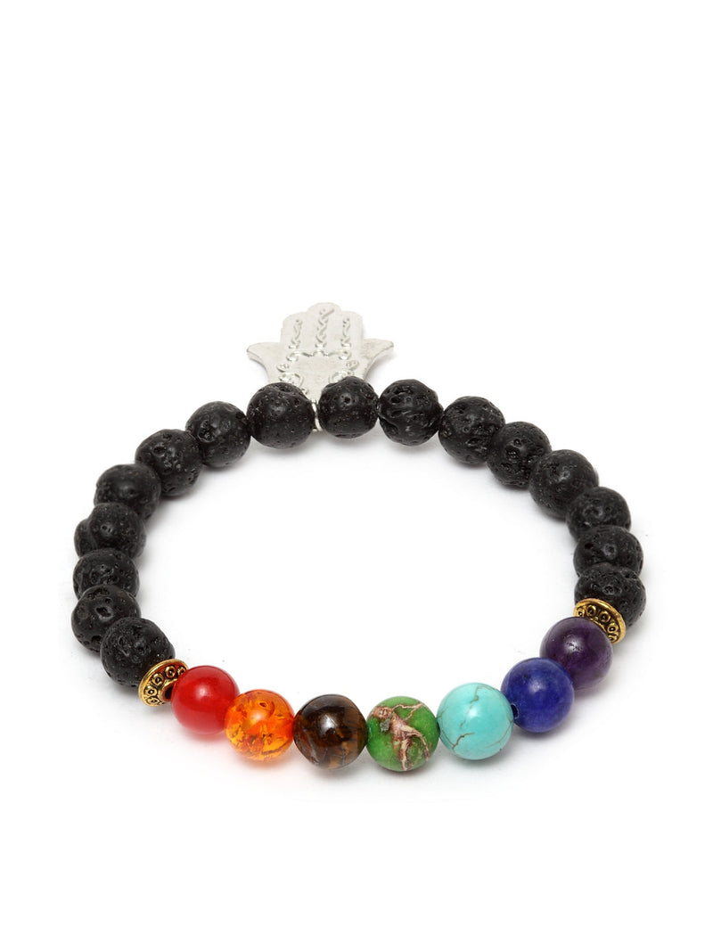 8MM A+ Grade Natural Authentic Stones 7 Chakra Oil Diffuser Bracelet for Yoga Meditation Balancing Reiki Healing