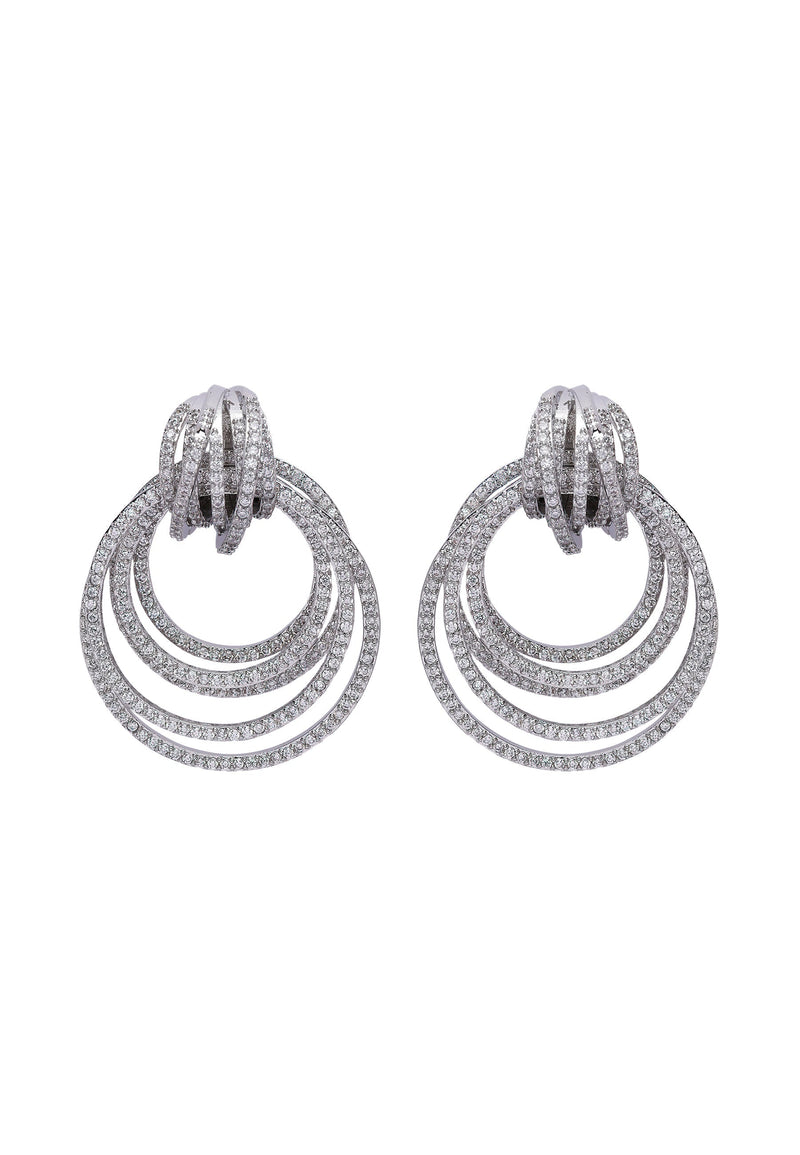 Diva Triple Layered Hoop Earrings