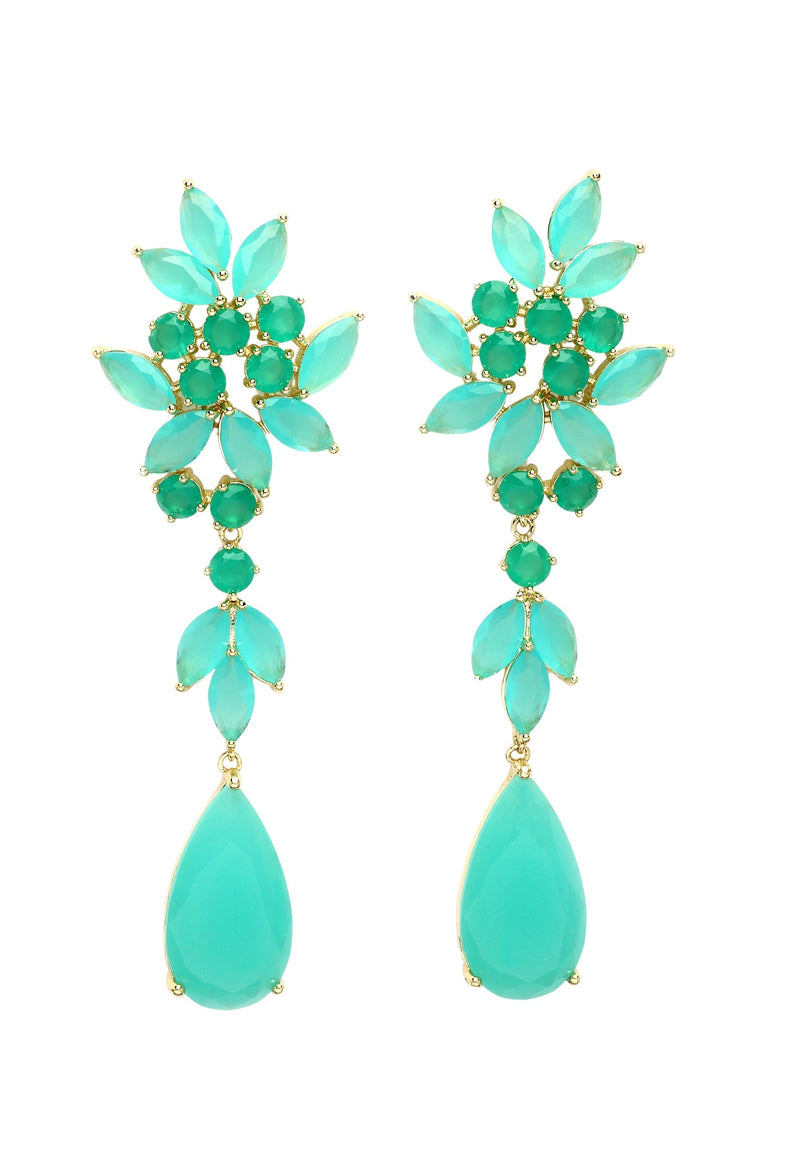 Diva Leaf Drop Earrings