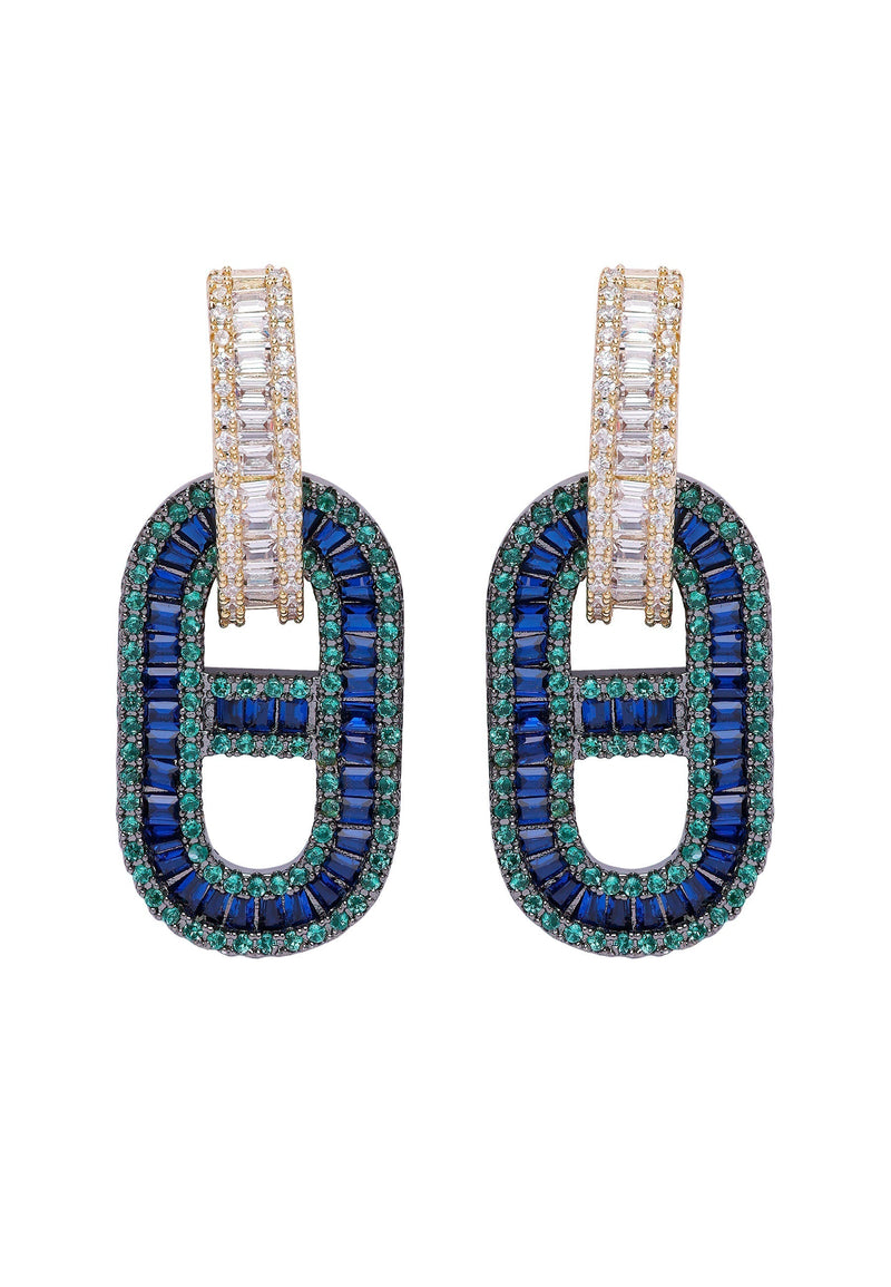 Diva Cylinderical Drop Earrings