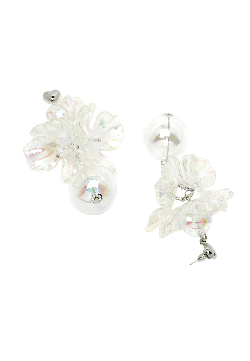 Mother of Pearl Floral Dangling Earrings