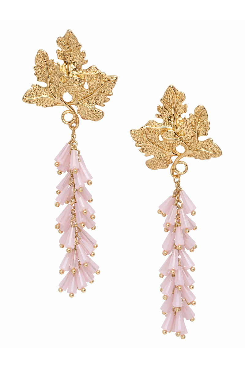 Leaf Branch Drop Earrings