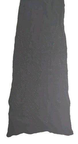 Neck Scarf Tie Black for Women Stylish Chic with sequins Size 12 x 59 Inches