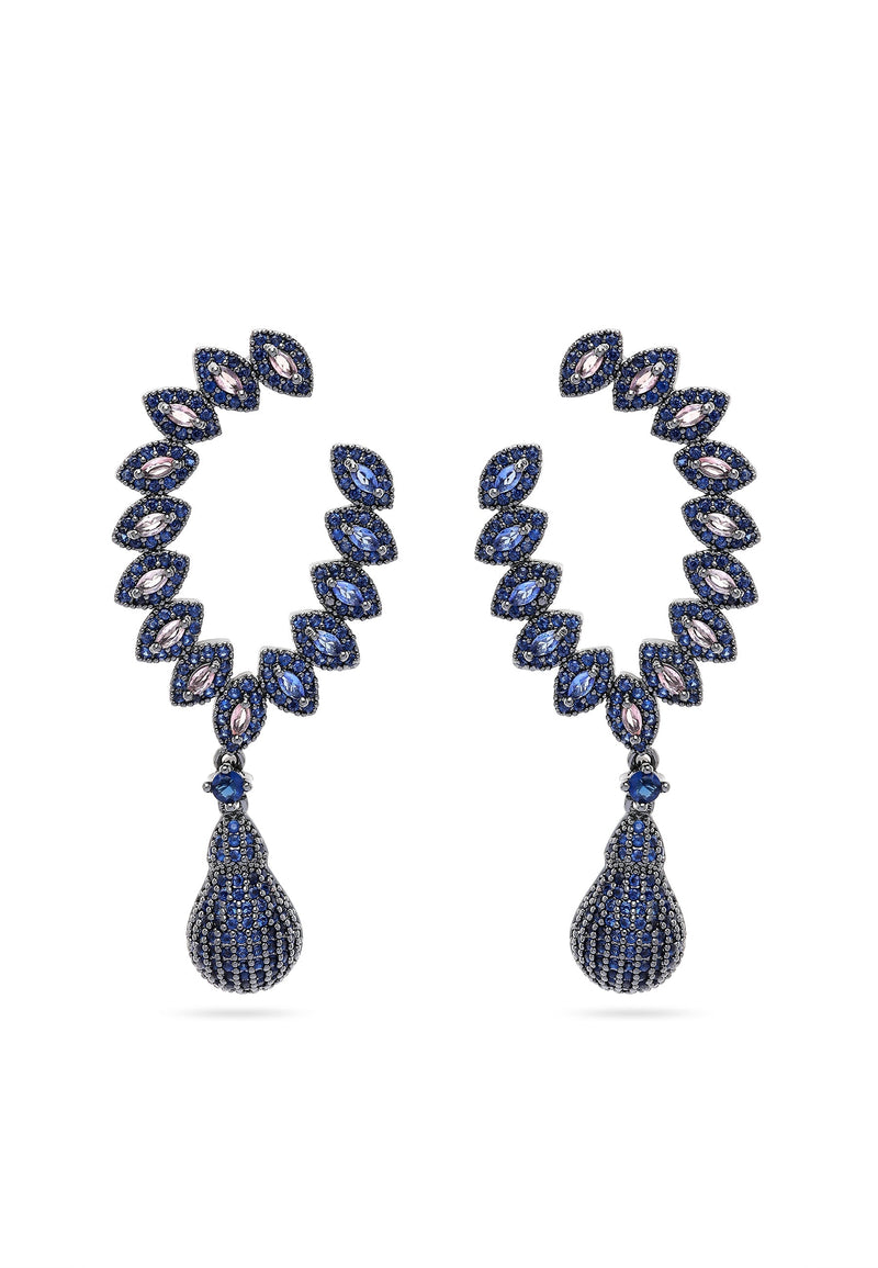 Delicate Leaf Drop Earrings