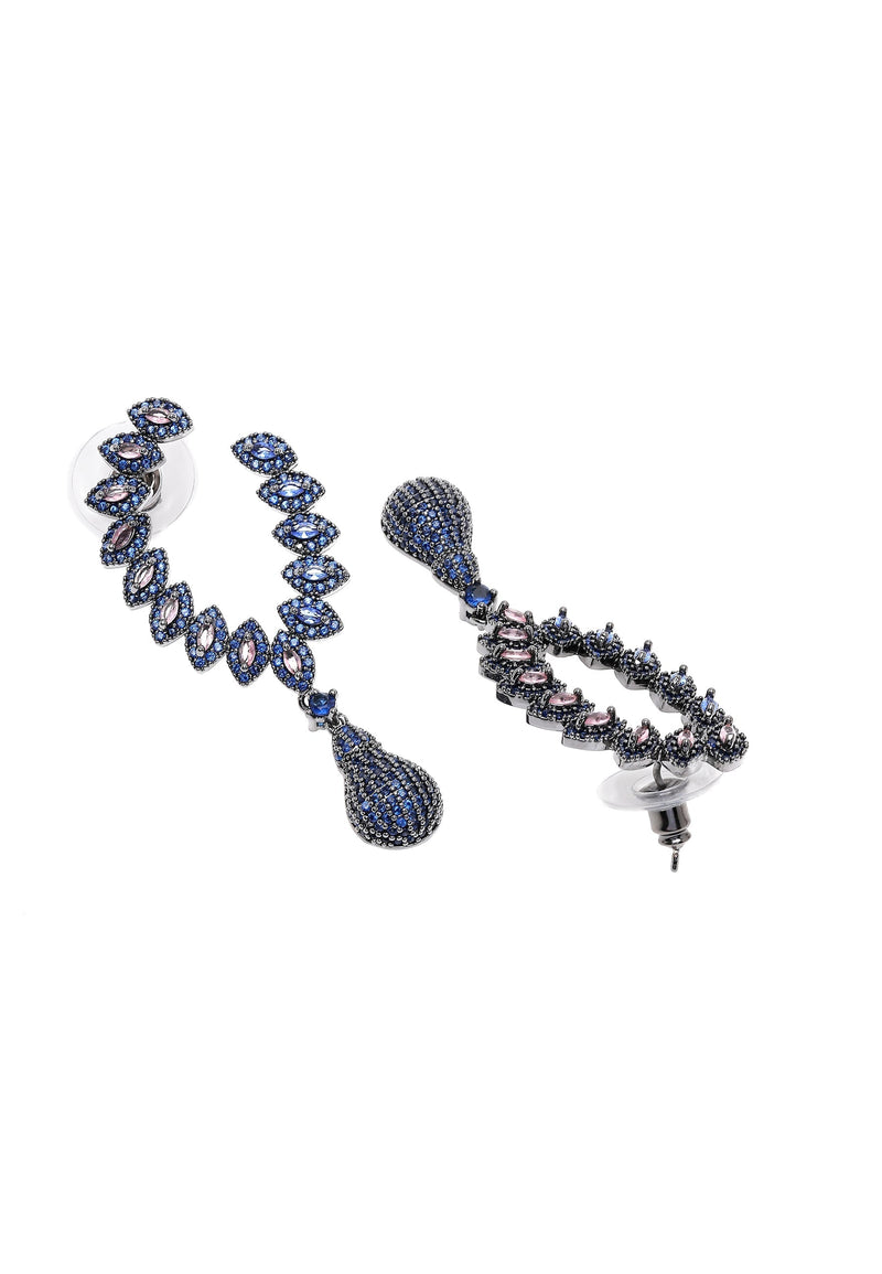 Delicate Leaf Drop Earrings