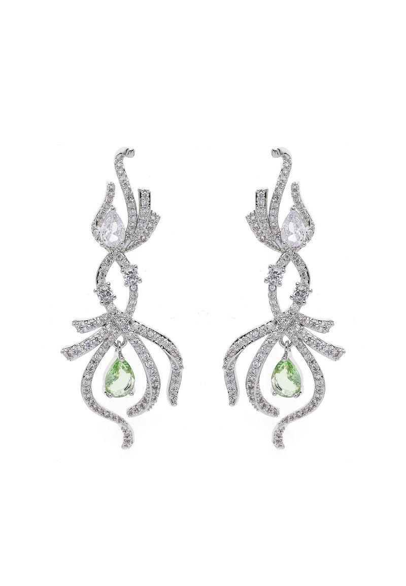 Infinity Pear shaped Earrings