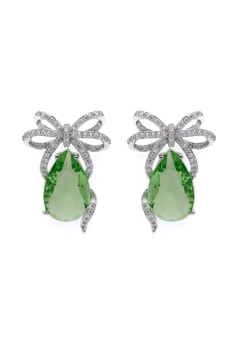 Charming Green Drop Earrings