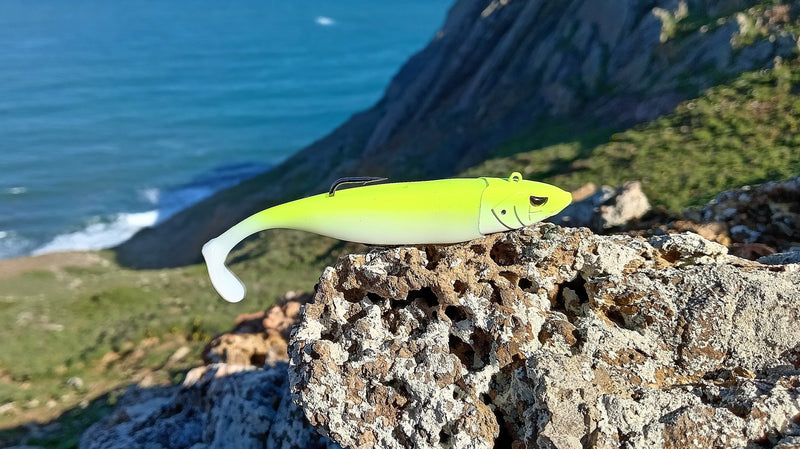 Waylander - Mean Minnow x3 Soft Plastic with Jighead (Lead Free) 27g