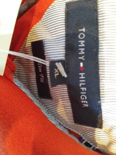 Tommy Hilfiger slim fit polo shirt Clothing red Vintage Designer