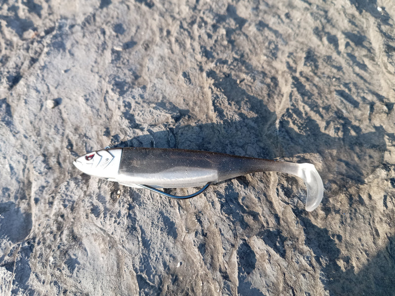 Waylander - Mean Minnow x3 Soft Plastic with Jighead (Lead Free) 27g