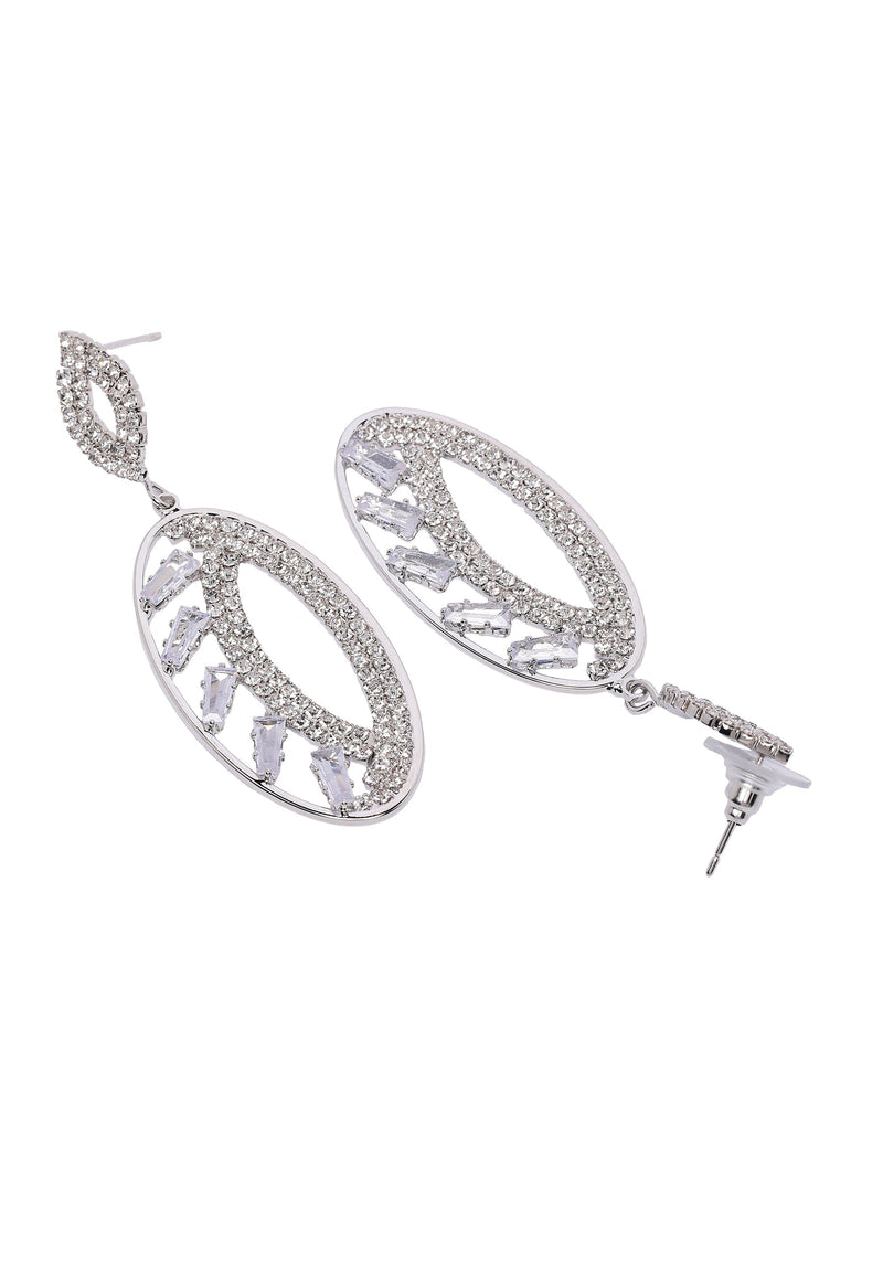 Sparkle Oval Earrings