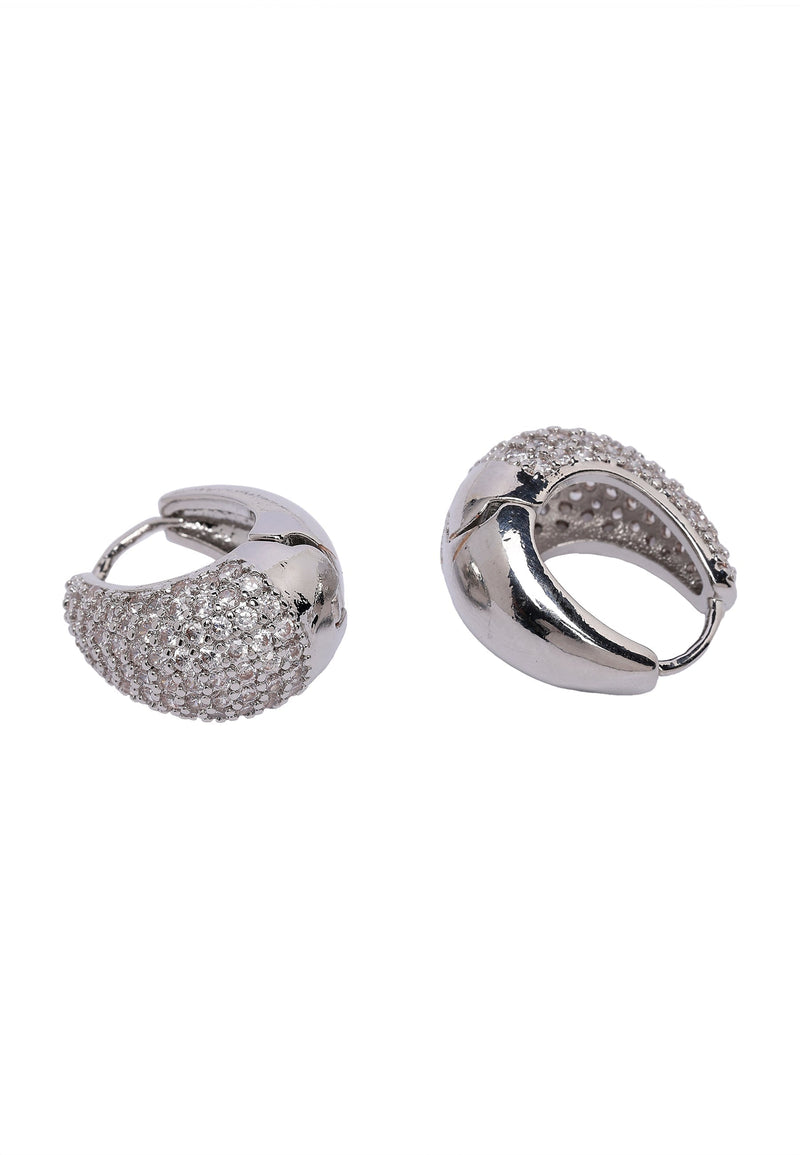 Sparkling Hoop Earrings