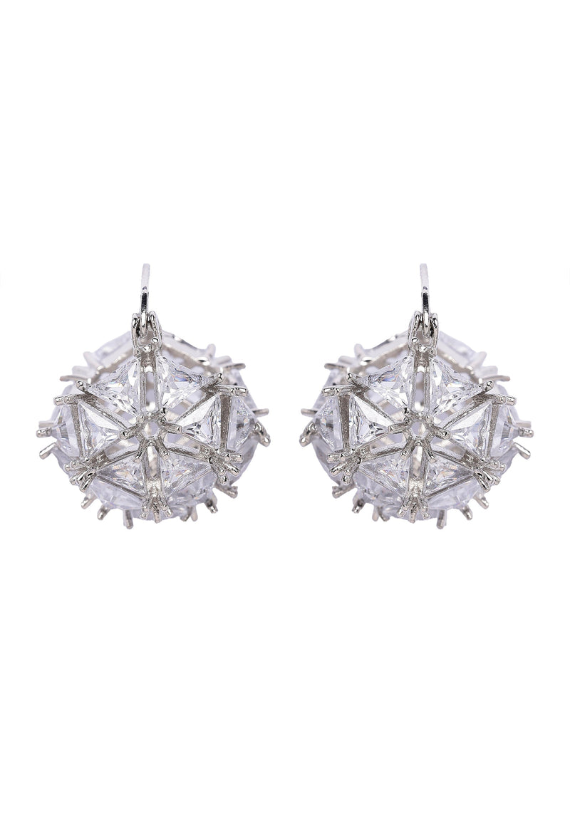 Starlight Cluster Drop Earrings