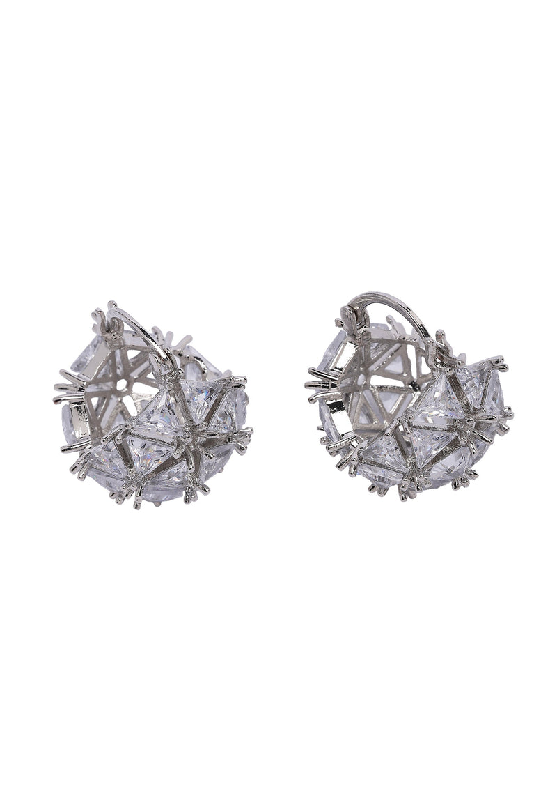 Starlight Cluster Drop Earrings