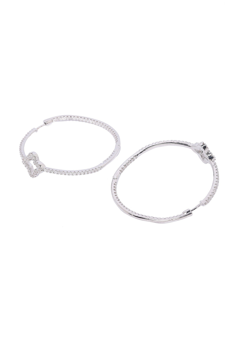 Clover Hoop Earrings