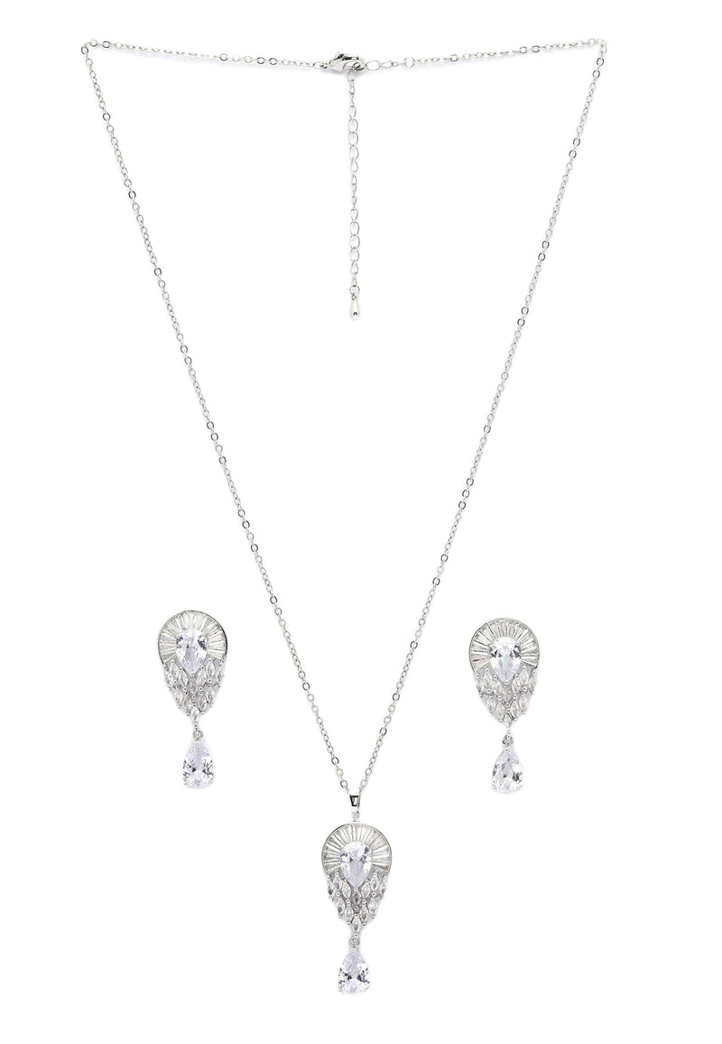 Starlight Drop Earrings and Necklace Set