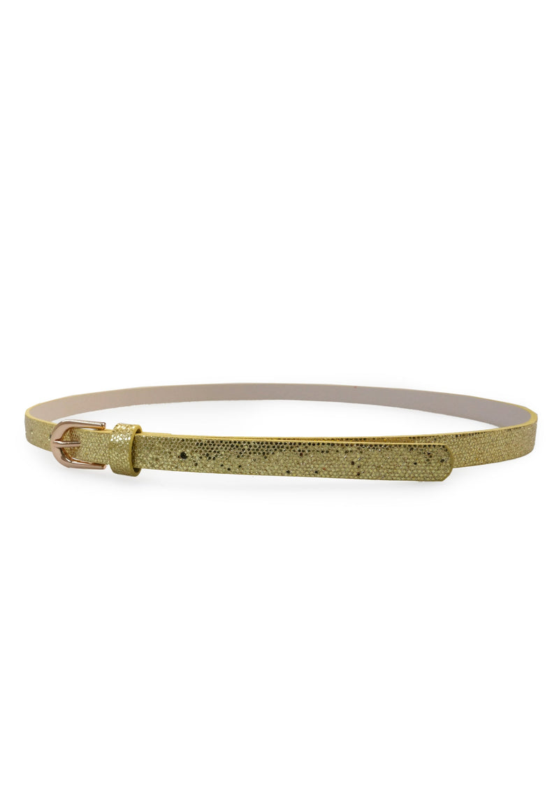 Sleek Snake Print Belt