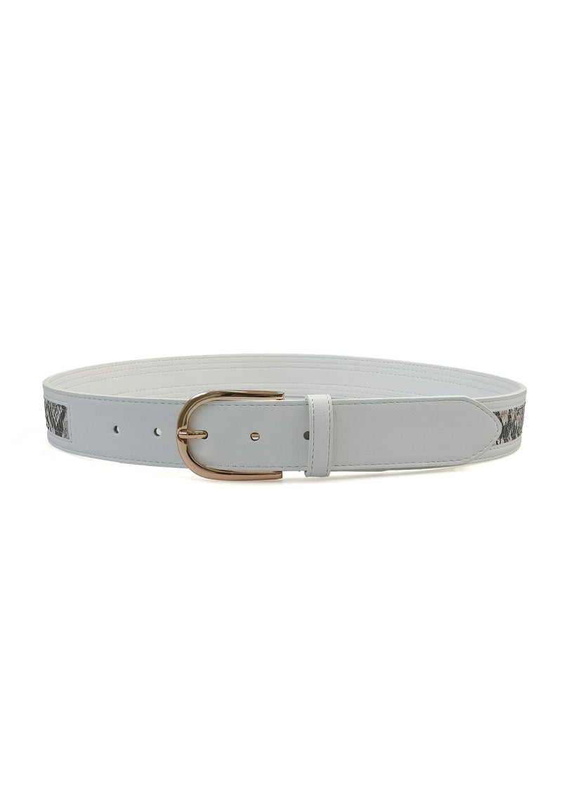 Dual Snake Print Belt
