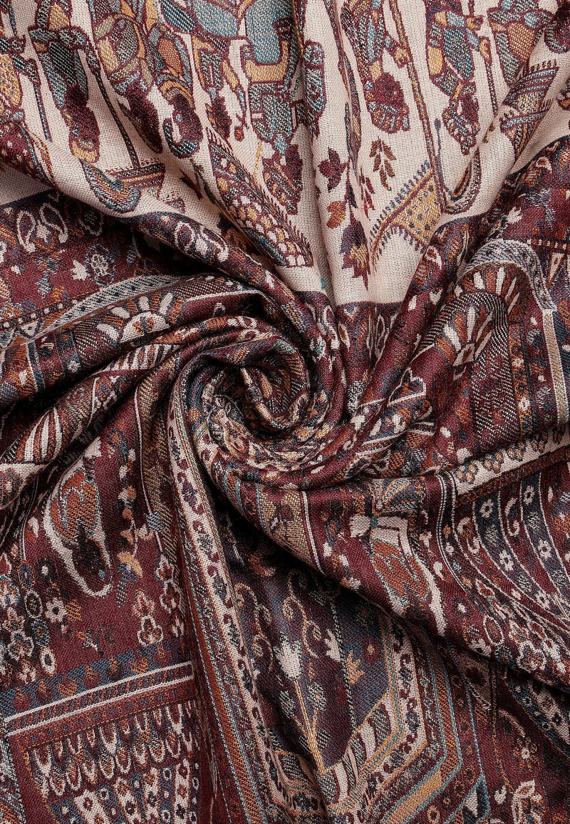 Kashmiri Jamawar Scarf