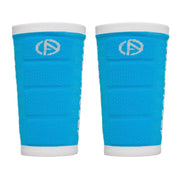 ABSOLUTE360 pair of turquoise wristbands with white accents, product image on white background