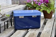 British Meadow Seed Storage Tin by Burgon & Ball – 3 Compartment Steel Storage with RHS Lindley Collection Artwork | Seed Storage | 5019360202196 5019360202196 | AllotMate Essentials