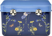 British Meadow Seed Storage Tin by Burgon & Ball – 3 Compartment Steel Storage with RHS Lindley Collection Artwork | Seed Storage | 5019360202196 5019360202196 | AllotMate Essentials