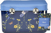 British Meadow Seed Storage Tin by Burgon & Ball – 3 Compartment Steel Storage with RHS Lindley Collection Artwork | Seed Storage | 5019360202196 5019360202196 | AllotMate Essentials