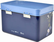 British Meadow Seed Storage Tin by Burgon & Ball – 3 Compartment Steel Storage with RHS Lindley Collection Artwork | Seed Storage | 5019360202196 5019360202196 | AllotMate Essentials