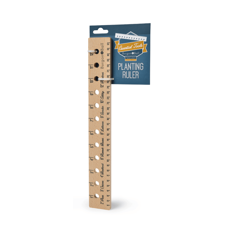Burgon and Ball Planting Ruler FSC Beech Seed Sowing Tool 30cm | Garden Measuring Tool | 5019360011149 5019360011149 | AllotMate Essentials