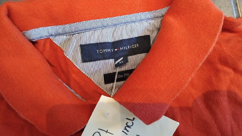 Tommy Hilfiger slim fit polo shirt Clothing red Vintage Designer