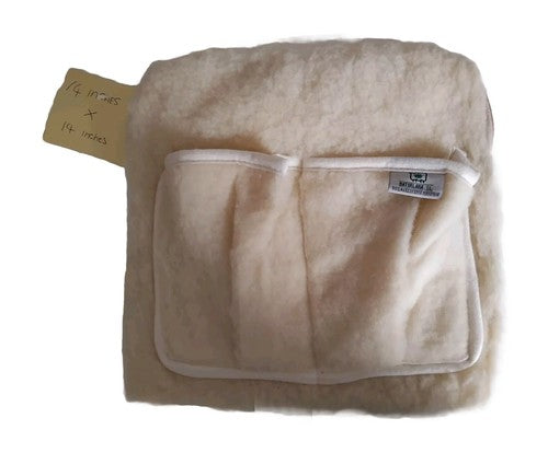 Naturlana S.L Laptop Device Cover Case Protector Wool Cream