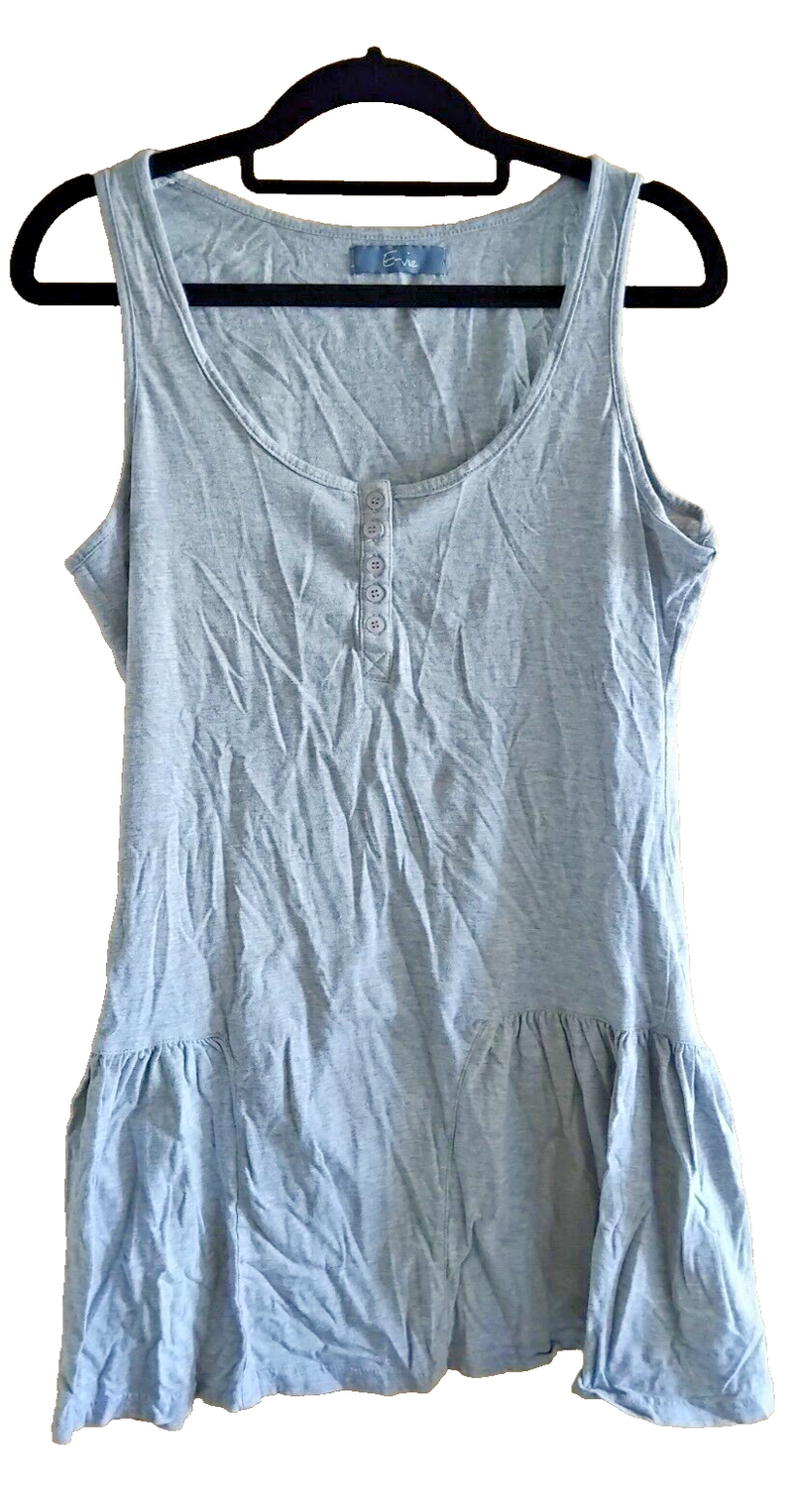 Ladies - E-vie grey short dress - Size 10 - Used Condition
