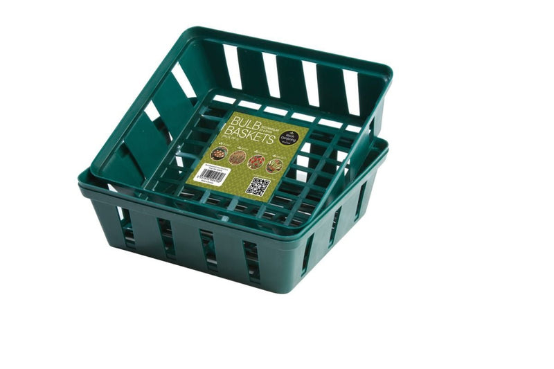 Rectangular Bulb Baskets – Ideal for Layered Bulb Planting | Garland | Bulb Baskets | W0470 5031670504708 | AllotMate Essentials