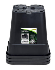 Square Tom Pots – Durable Plastic Pots for Tomatoes & Veg | Garland | Pots | G254B 5031670004222 | AllotMate Essentials
